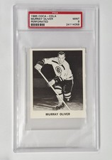 PSA GRADED 9 MINT RARE 1965 Coca-Cola Murray Oliver Perforated BOSTON BRUINS NHL