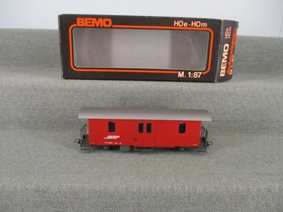 Bemo Spur H0e 3063 Güterwagen Gepäckwagen der RhB in OVP