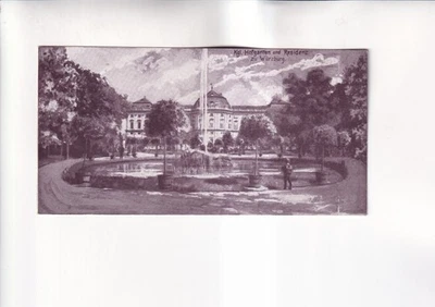 G1342) WÜRZBURG RESIDENZ Ansichtskarte Wucherer BONBONS  Sanderau Postcard - Bild 1 von 2