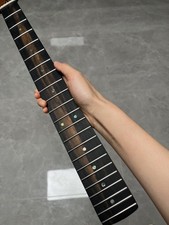 NEW Stainless Ebony 22fret Satin Roasted Flame Maple electric guitar neck 12in