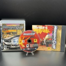 Midnight Club Los Angeles PS3 (PlayStation 3) Manual Rockstar Tested Working