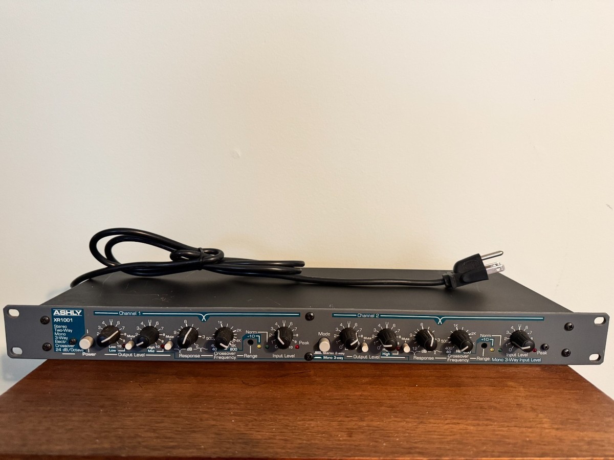 ASHLY XR-1001 Crossover チャンネルデバイダー Ashly XR-1001 2-Way Crossover Rental – TC Furlong