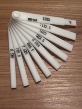 Pom Delrin Feeler Gauge Set 9 Blade 2-12mm Non-marring Plastic Gap Gauge Auto Pom Delrin Feeler Gauge Set 9 Blade 2-12mm Non-marring Plastic Gap Gauge Auto