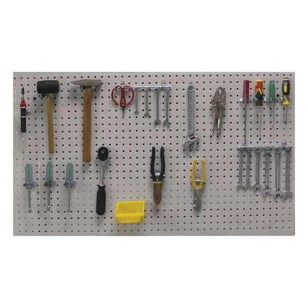 Round Hole Pegboard, 24 In H X 48 In W X 1/4 In D, 2 Panels, Pk2, 6Ye32 - Image 2 of 4