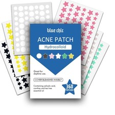 360pcs Star Acne Patches | Hydrocolloid Pimple Blemish Spot Treatment Stickers
