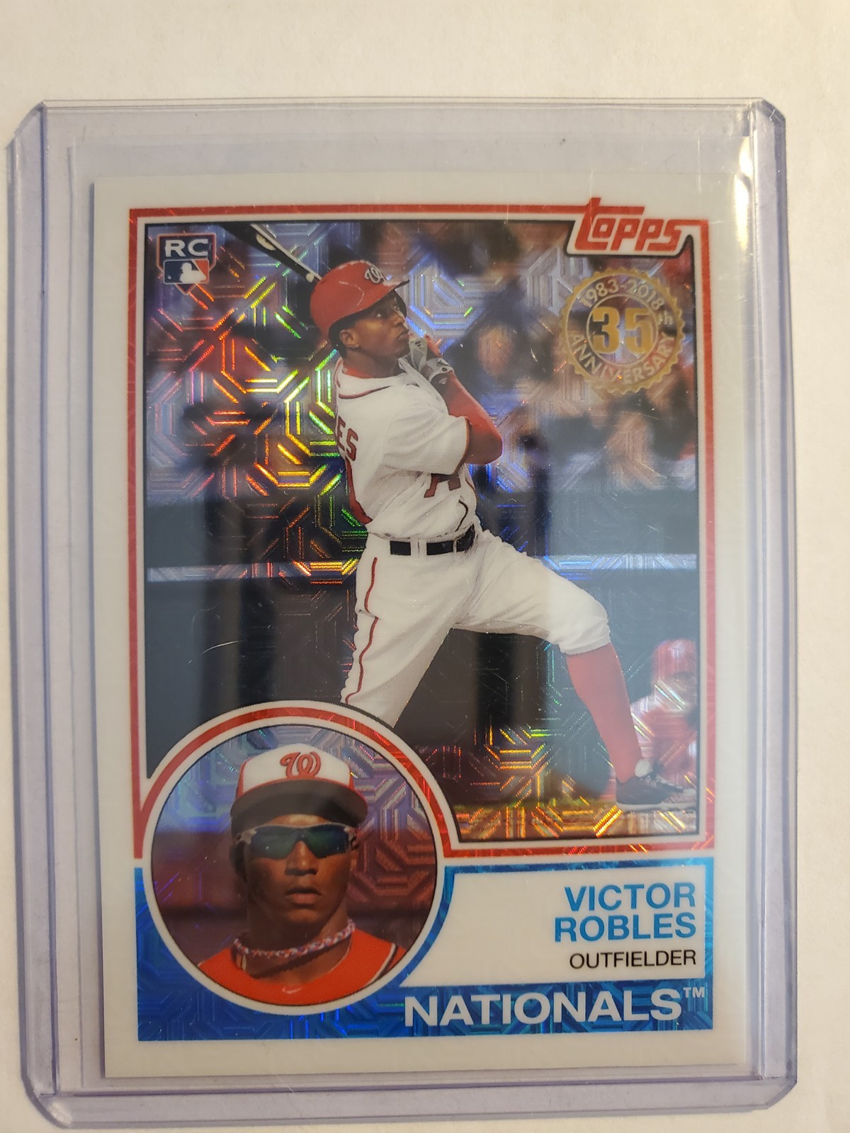 2018 Topps - Silver Pack 1983 Topps Design Chrome Series 1 Victor Robles #27...