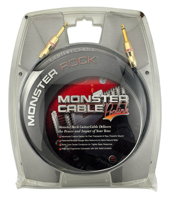 Monster Cable ProLink Monster Rock Guitar Cable 12 Ft Straight NIB