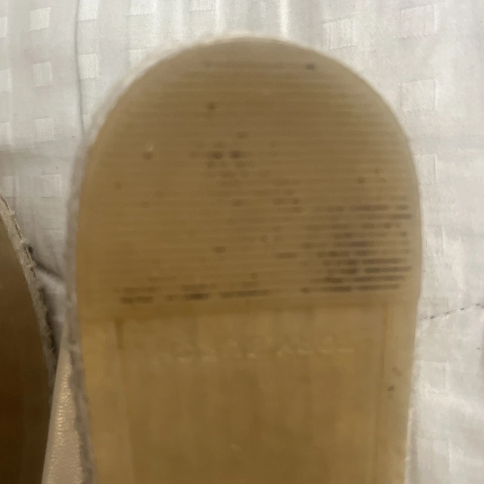 TORY BURCH Eleanor Logo Espadrille Women's Size US SZ 8 Cream - Image 3 of 4