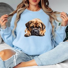 Mastiff Dog Breed Animals Womens Sweatshirt Pet Lover Jumper