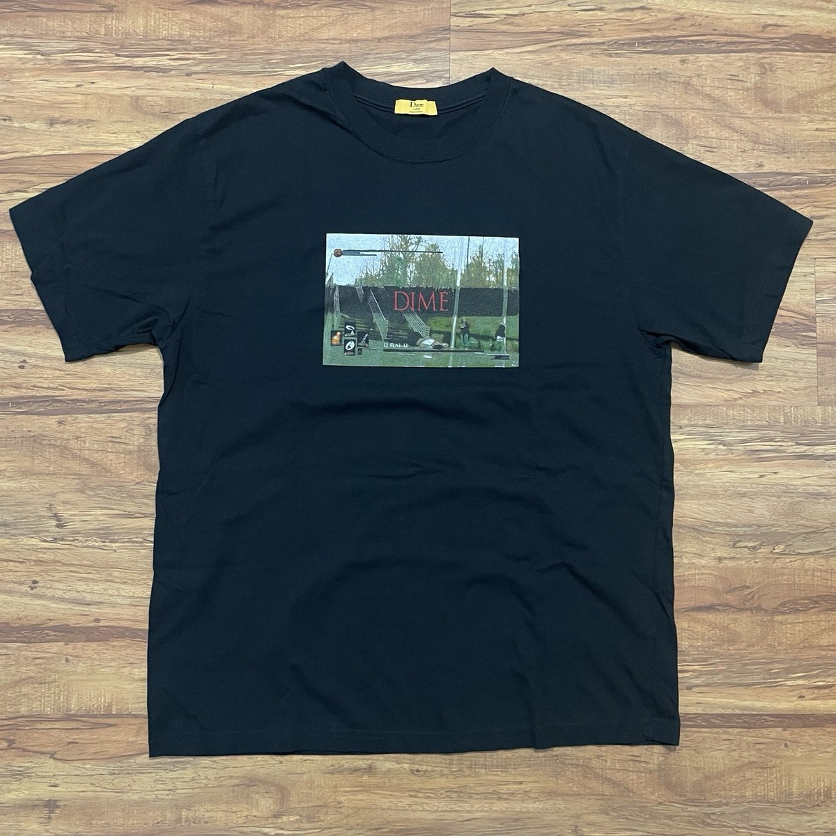FLAT THIRTEEN 1st LOGO T-SHIRT L BLACK 【公式通販】