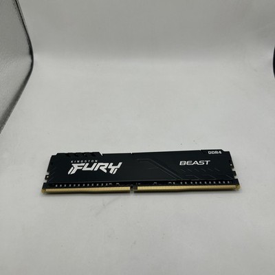 Kingston FURY Beast 16GB 3200MHz DDR4 CL16 Desktop Memory Single 16gb, Black