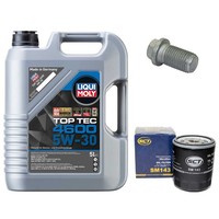 MotoröL Filter Set 5W-30 5 Liter + ÖLablassschraube FüR Toyota Camry 3.0 190 PS