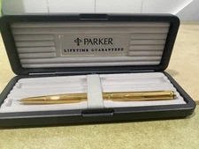 PARKER 12 KT GOLD PENCIL NEW IN BOX MATCHING PEN NOT AVAILABLE ENGRAVED A GARCIA