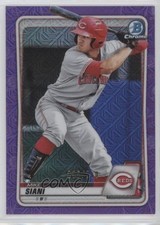 2020 Bowman Chrome Prospects Mega Box Purple Mojo Refractor /250 Mike Siani 05ns