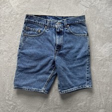 VTG 90s Levi s 505 Regular Fit Denim Jeans Shorts Jorts USA Skate Grunge 29 W