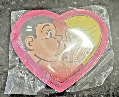 Vintage 1989 Easy Aces Valentine Heart Game Double Sided NIP Hong Kong