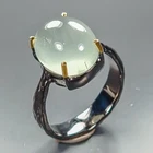 Unique ring Natural Aquamarine Ring 925 Sterling Silver Size 6.5 /R469737