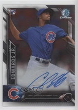 2016 Bowman Chrome Rookie Auto Carl Edwards Jr #CRA-CE Auto RC