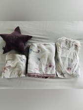 Oilo Butterfly Nursery Bedding Set   Crib Sheet, Changing Sheet, Blanket, Pillow