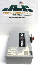 GENERAL ELECTRIC-GE , TG4321, HEAVY DUTY SAFETY SWITCH,30-AMP,240-AC/DC, SURPLUS