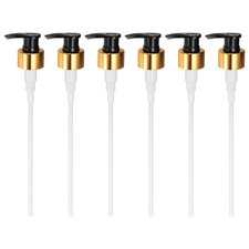 6 Pcs Soap Dispenser Pump Heads Switch Pumphead for Standard 28/410 Silver/White