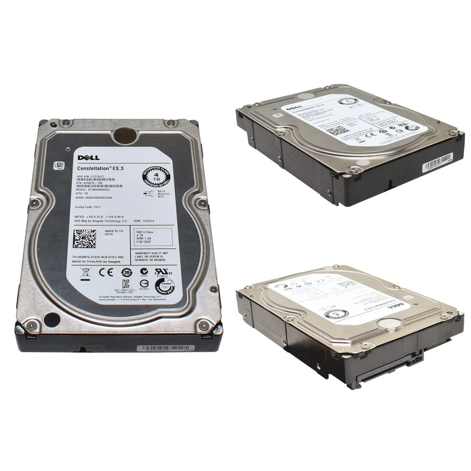 DELL Seagate Constellation ES.3 4TB 3.5" 7.2K SAS HDD ST4000NM0023 0DRMYH - Bild 4 von 4
