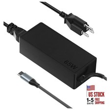 65W USB C Laptop Charger, Fast Charging Universal Computer Charger Cord Type