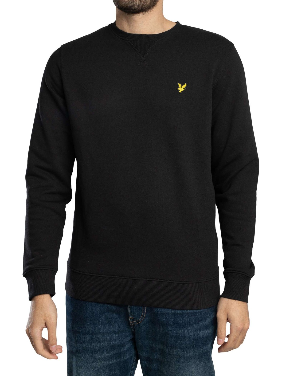 Lyle & Scott , Sweatshirts, Male, Black, Xl, Crew Neck Sweatshirt - Image 2