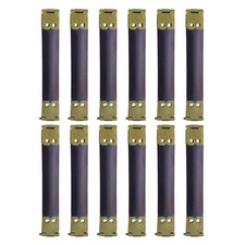 12Pcs Metal Internal Flex Frame, 9cm/3.5" Purse Frame Handbag Hinges, Bronze