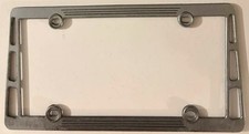 Vintage Art Deco Booster License Plate Frame Classic Car Truck Hot Rod