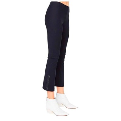 Elaine Kim NWT Tech Stretch Cropped Flare Leggings in Mita Marine Size Petite
