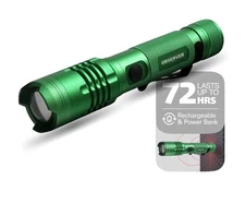 Observer Tools 1000 Lumen LED Rechargeable Flashlight - Power Bank Dual Power