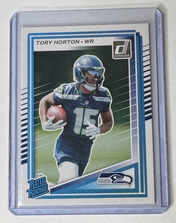 Tory Horton 2025 Panini Donruss - Rated Rookie #388 (RC) Seattle Seahawks