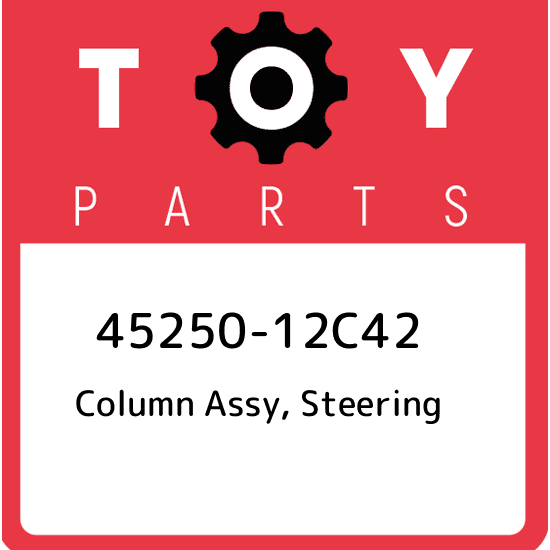 45250-12C42 Toyota Column assy, steering 4525012C42, New Genuine
