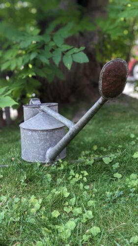 Vintage Galvanized Long Reach Watering Can - Foto 1 di 8