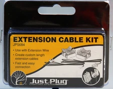 WOODLAND SCENICS EXTENSION CABLE KIT FOR JUST PLUG LIGHTING SYSTEM wire WDS5684