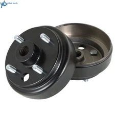 2× 30 Spline Golf Cart Rear Wheel Brake Hub Drum for EZGO RXV Gas 4 Cycle 91-up