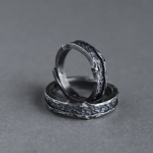 New Abyss Ring Male Couple Ring Handmade Retro Simple Men's and Women's R--L _co - Zdjęcie 1 z 10