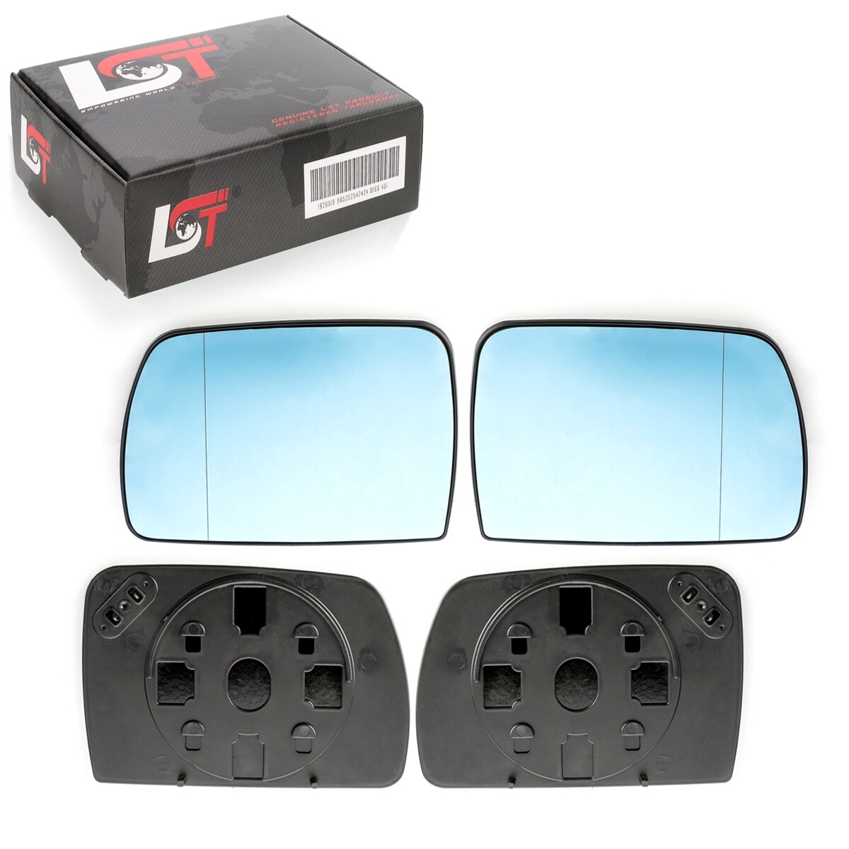 2x Side Mirror Aspherical Left Right for Land Rover Range Rover MK3 02-04
