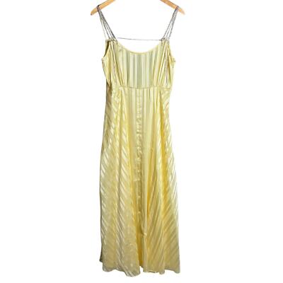 fitted lace wedding dress Love Shack Fancy Rialto Maxi Yellow – shortandsweethire