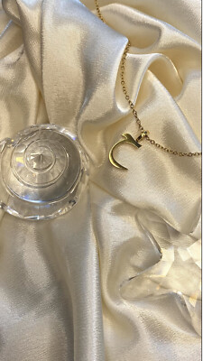 Arabic First Letter 18k gold plated necklace