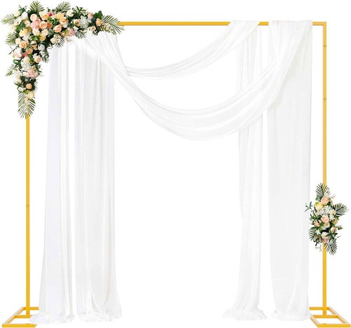 3x Wedding Arch Backdrop Background Stand Flower Frame Archway Party Decor Stand - Picture 14 of 18