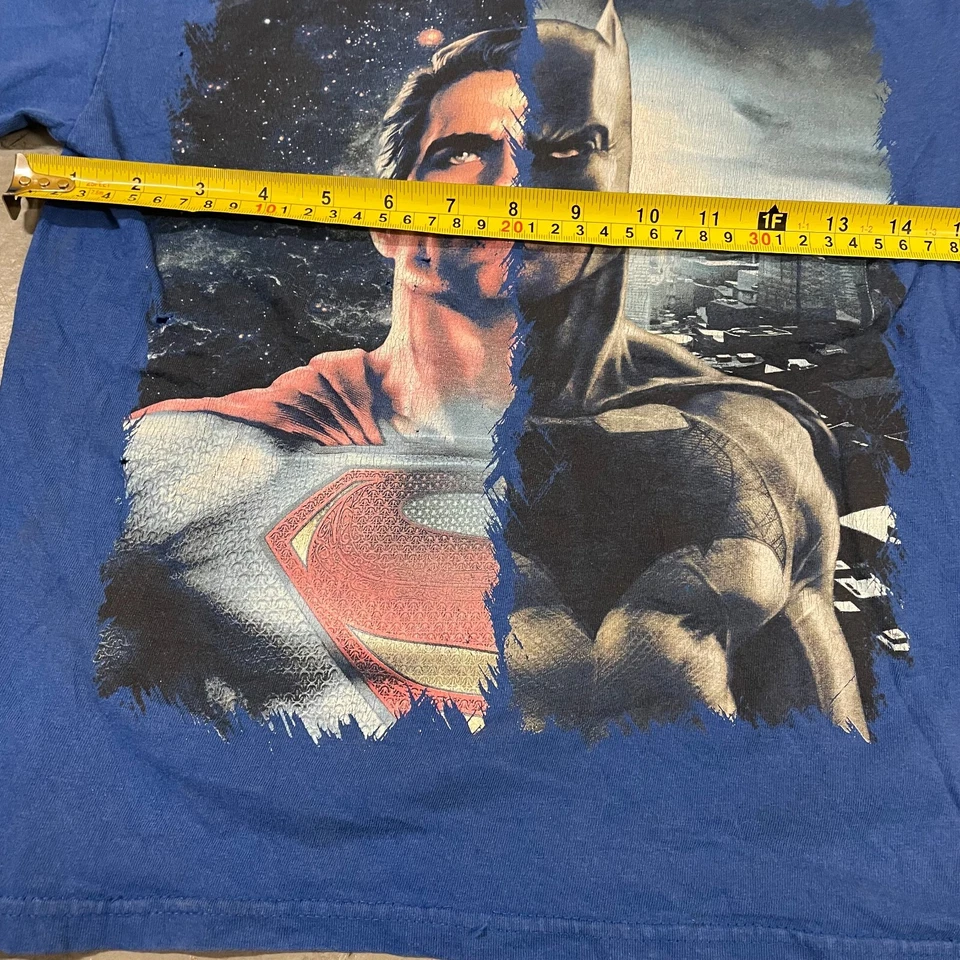 Batman Vs Superman Kids Youth Blue Graphic Marvel T-Shirt - Size 8 - Image 3 of 4