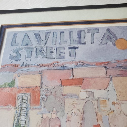 San Antonio TX La Villita Street Jim N Hill Limited Edition Print Sign Numbered - Picture 5 of 9