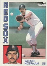 FREE SHIPPING-MINT-1984 TOPPS #523 GLENN HOFFMAN RED SOX