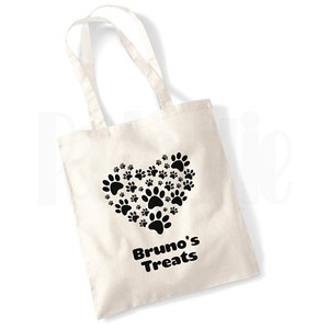 personalised dog tote bag
