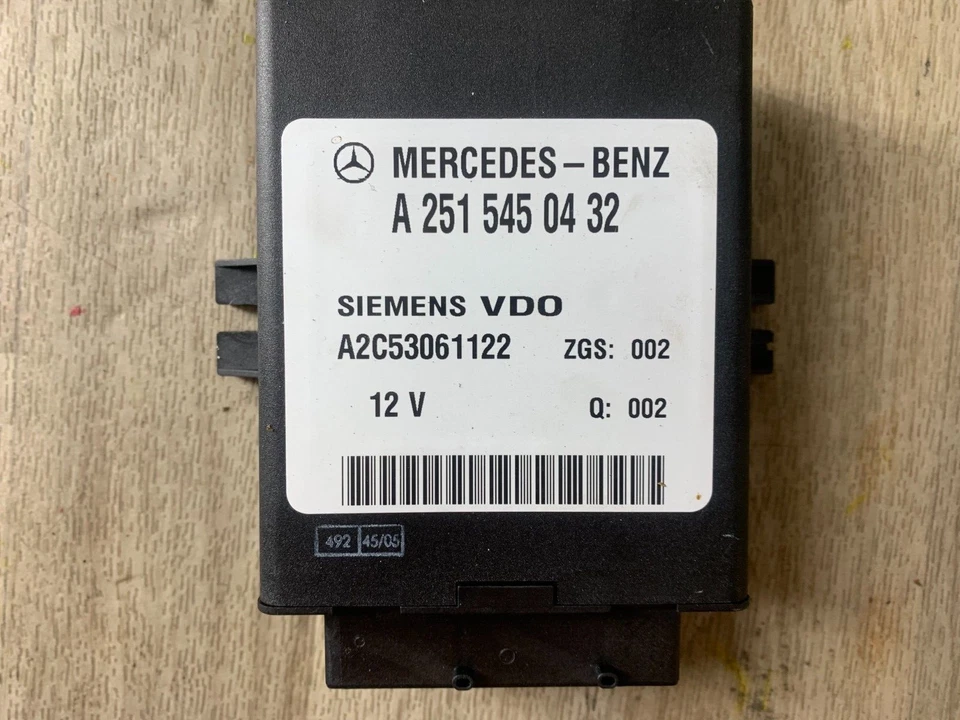 MÓDULO DE CONTROL DE SUSPENSIÓN MERCEDES BENZ R550 R450 R350 OEM Foto 2 de 4