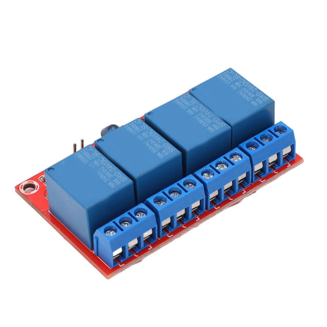 (24V)4 Channel Receiving Relay Module PCB ABS Receiver Relay Driver Board 4CH