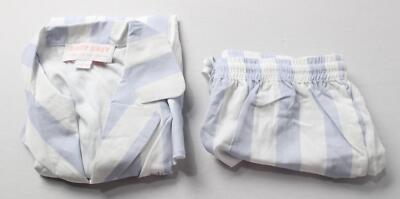 Birdy Grey Women's Eddie Short-Sleeve 2-Piece Pajama Set LC7 Blue Stripe Size XS