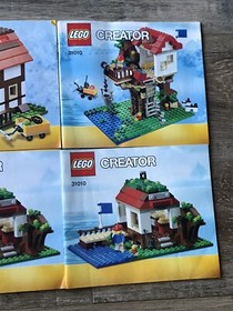 LEGO CREATOR 31010: Tree House 4 INSTRUCTIONS MANUAL BOOKLETS ONLY